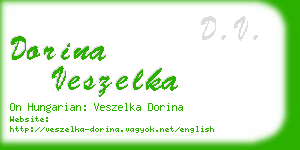 dorina veszelka business card